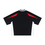 Unisex Oversized Color Block V-Neck T-Shirt