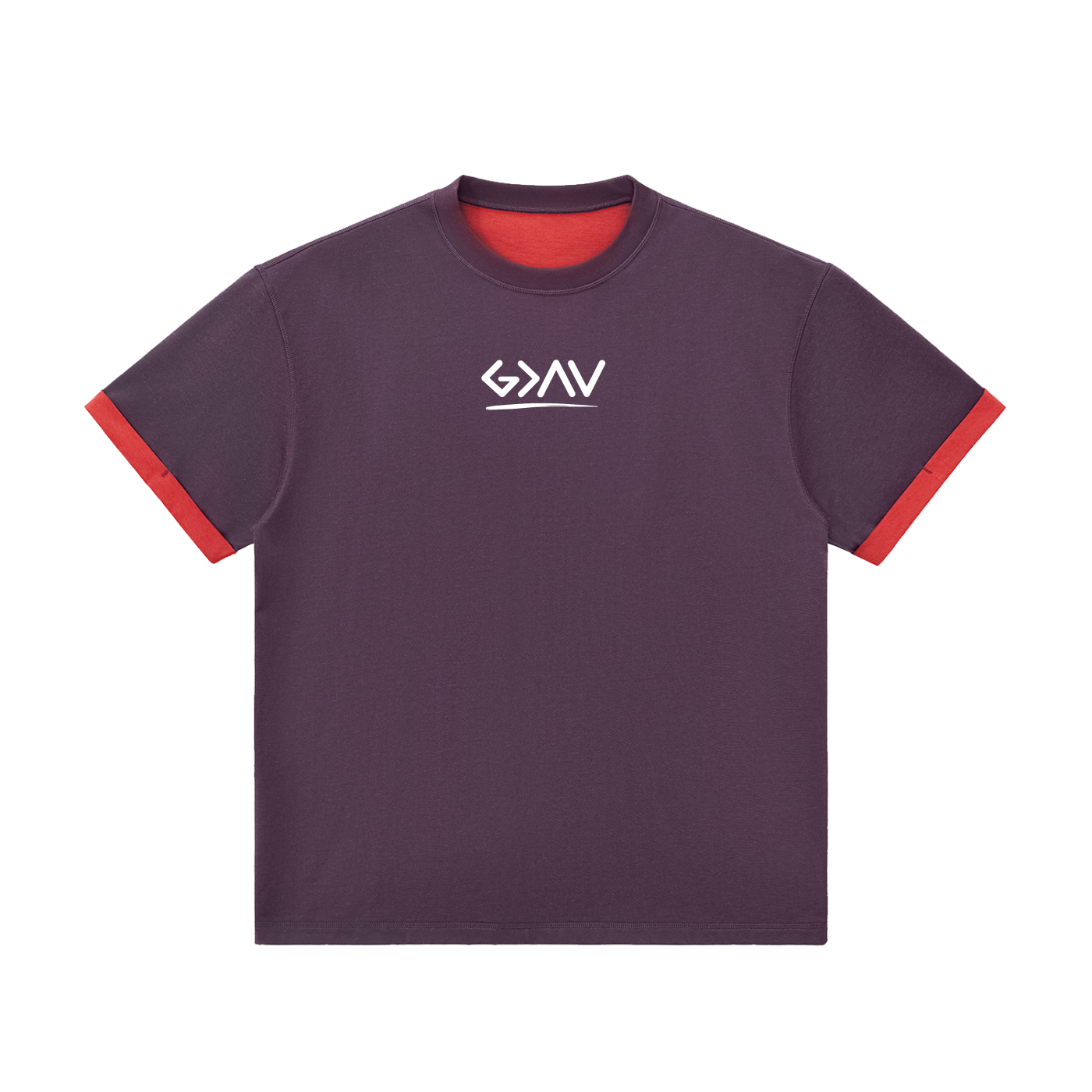 T-shirt à poignets contrastés