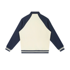 Veste de Baseball à Manches Raglan Contrastées