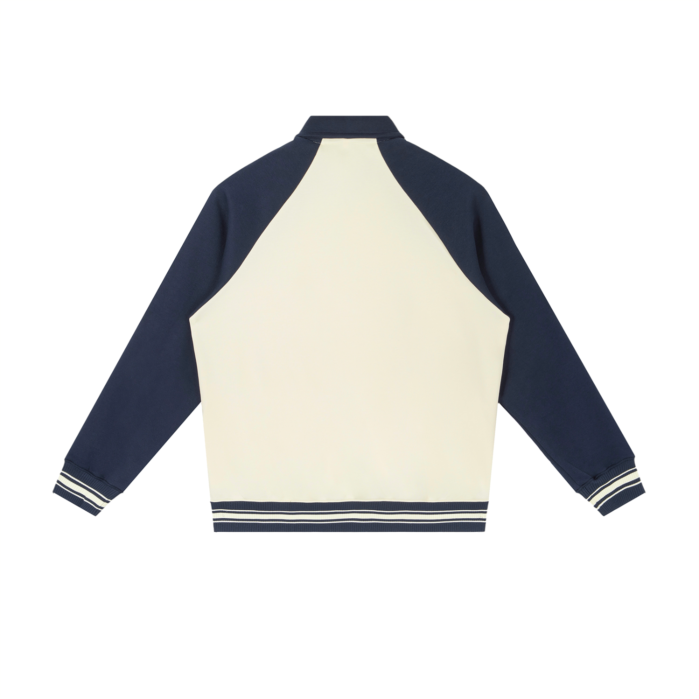 Veste de Baseball à Manches Raglan Contrastées