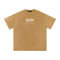 T-shirt oversize en coton délavé