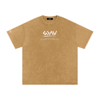 T-shirt oversize en coton délavé