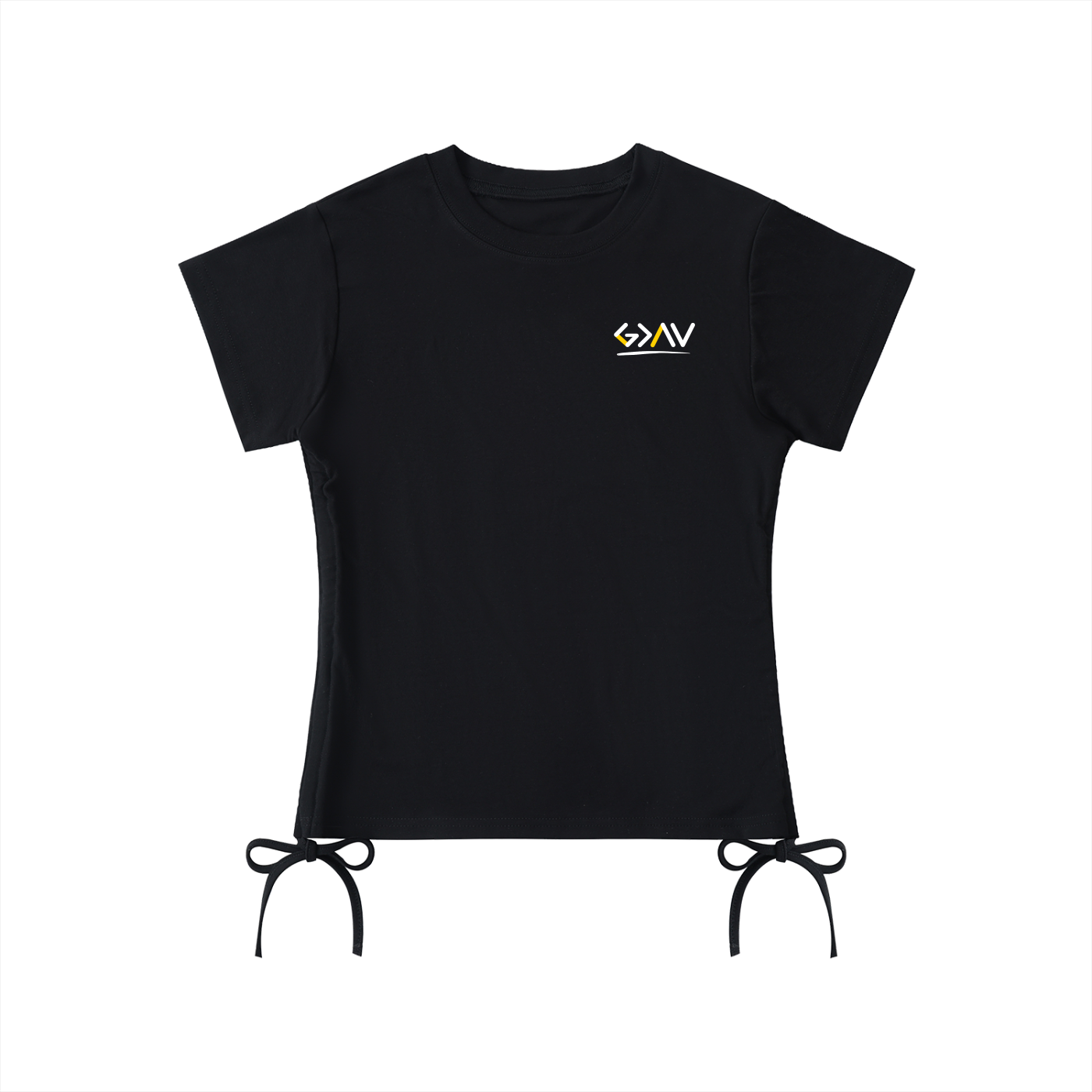 T-Shirt Crop à Cordon Ajustable