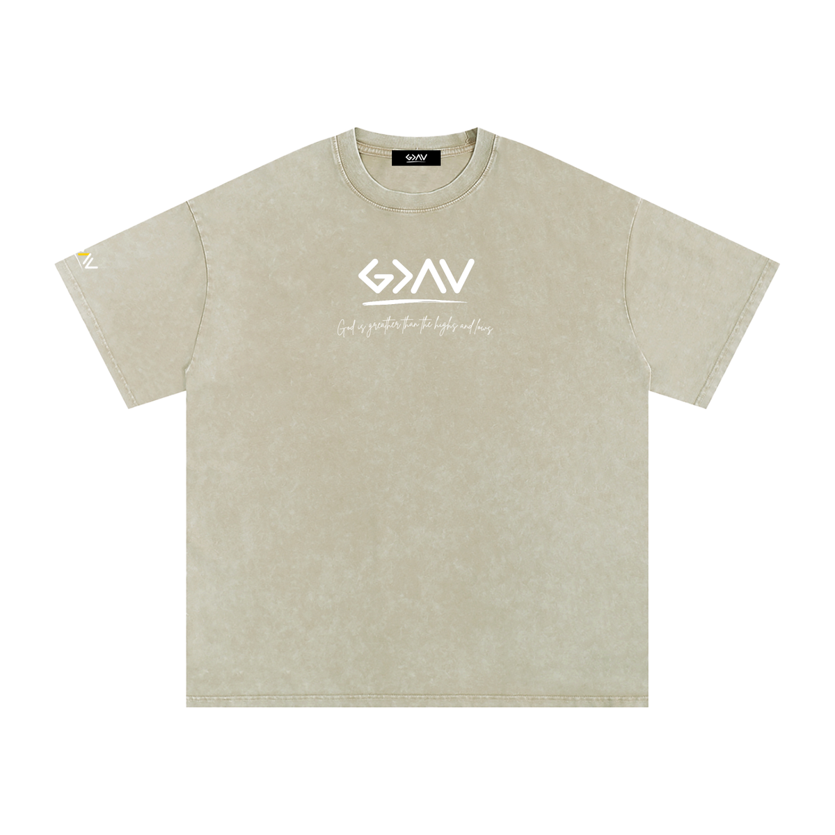 T-shirt oversize en coton délavé