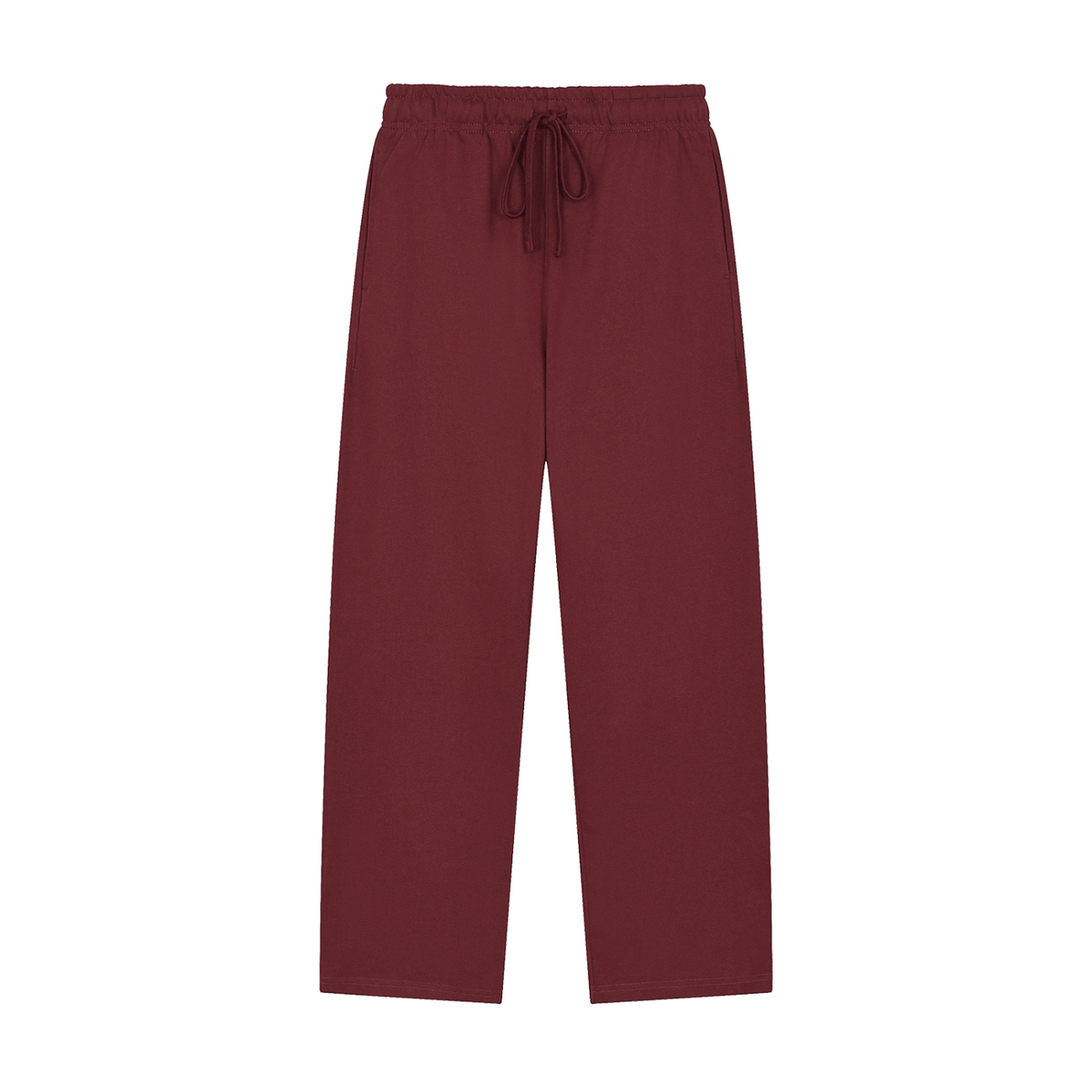 pantalons de survêtement droits unis