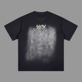 T-shirt délavé Square Patch Monkey