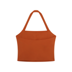Women's Halter Crop Sports Bra
