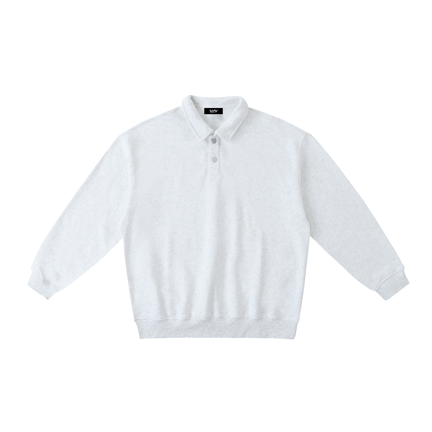 Sweat-shirt à col polo épais