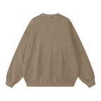Sweat-shirt oversize délavé neige