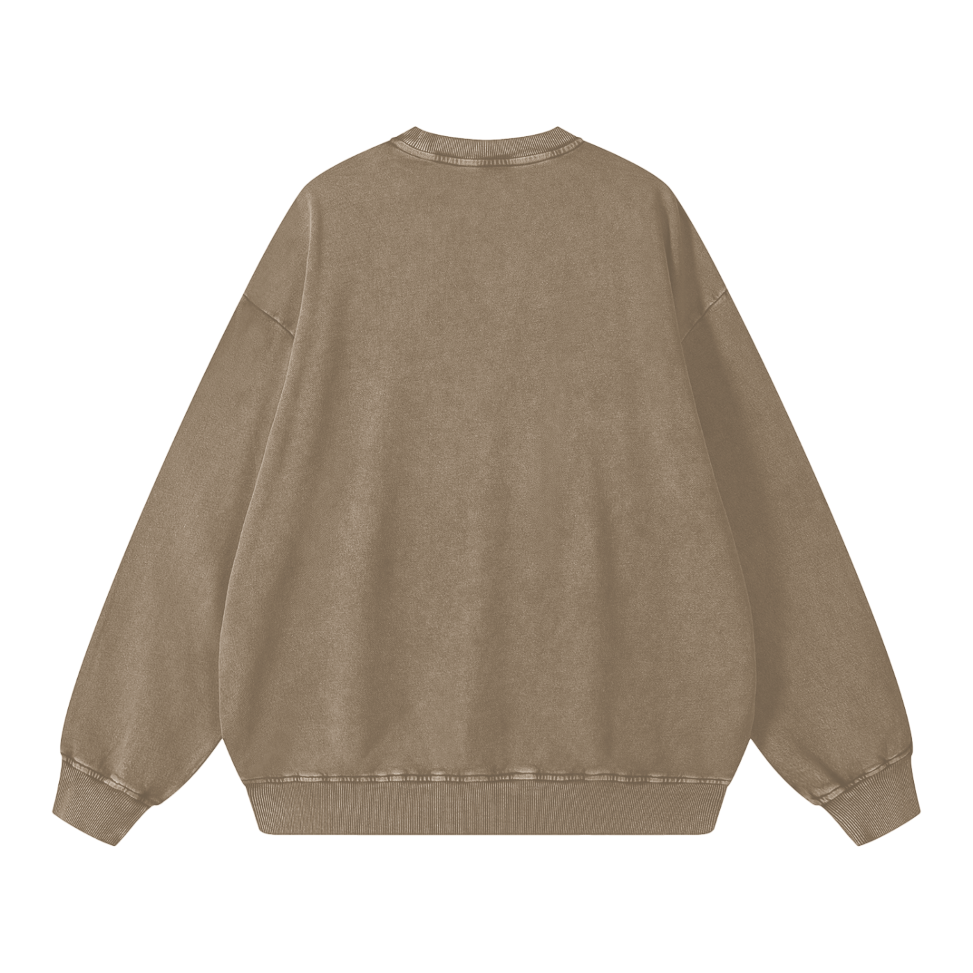 Sweat-shirt oversize délavé neige