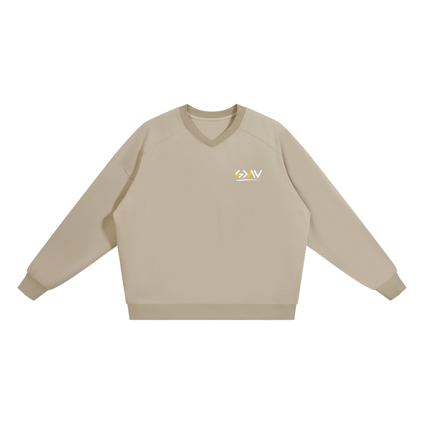 Unisex Oversized V-Neck Sweatshirt