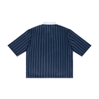 Unisex Pinstripe Collared Soccer Jersey