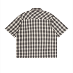 Unisex Boxy Plaid Short Sleeve Shirt