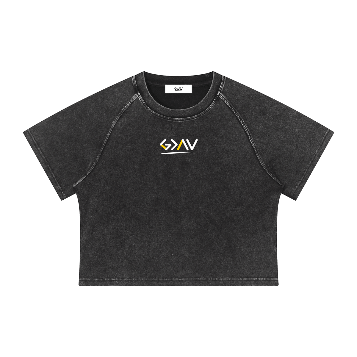 femme t-shirt raglan mineral wash