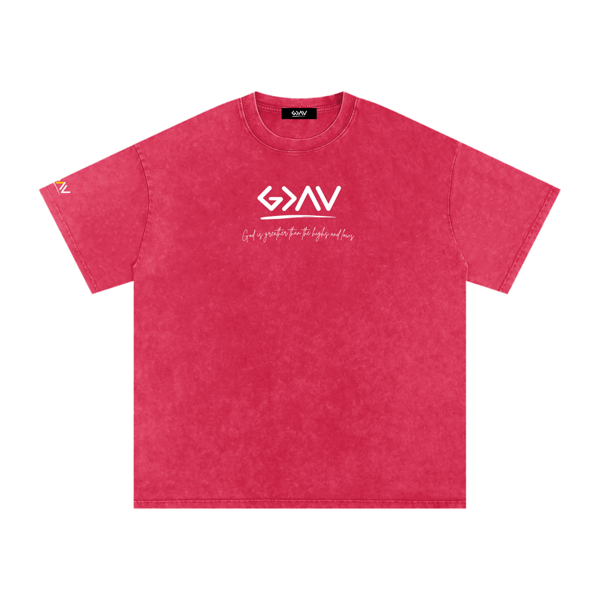T-shirt oversize en coton délavé