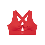 Brassière de Sport Col V Torsadée