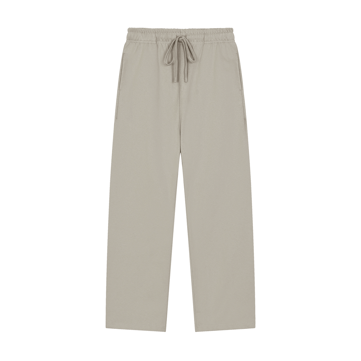 pantalons de survêtement droits unis