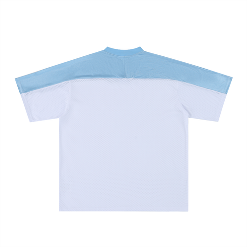 Maillot de foot oversize en mesh à col V