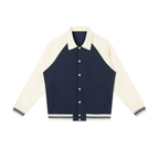 Veste de Baseball à Manches Raglan Contrastées