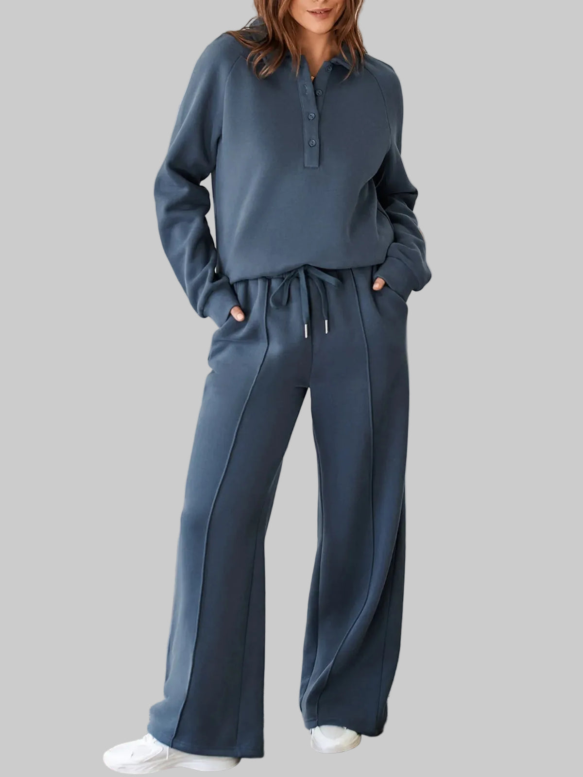Ensemble de sport sweat-shirt et pantalon taille haute - Giav