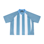 Unisex Striped Mesh Soccer Jersey