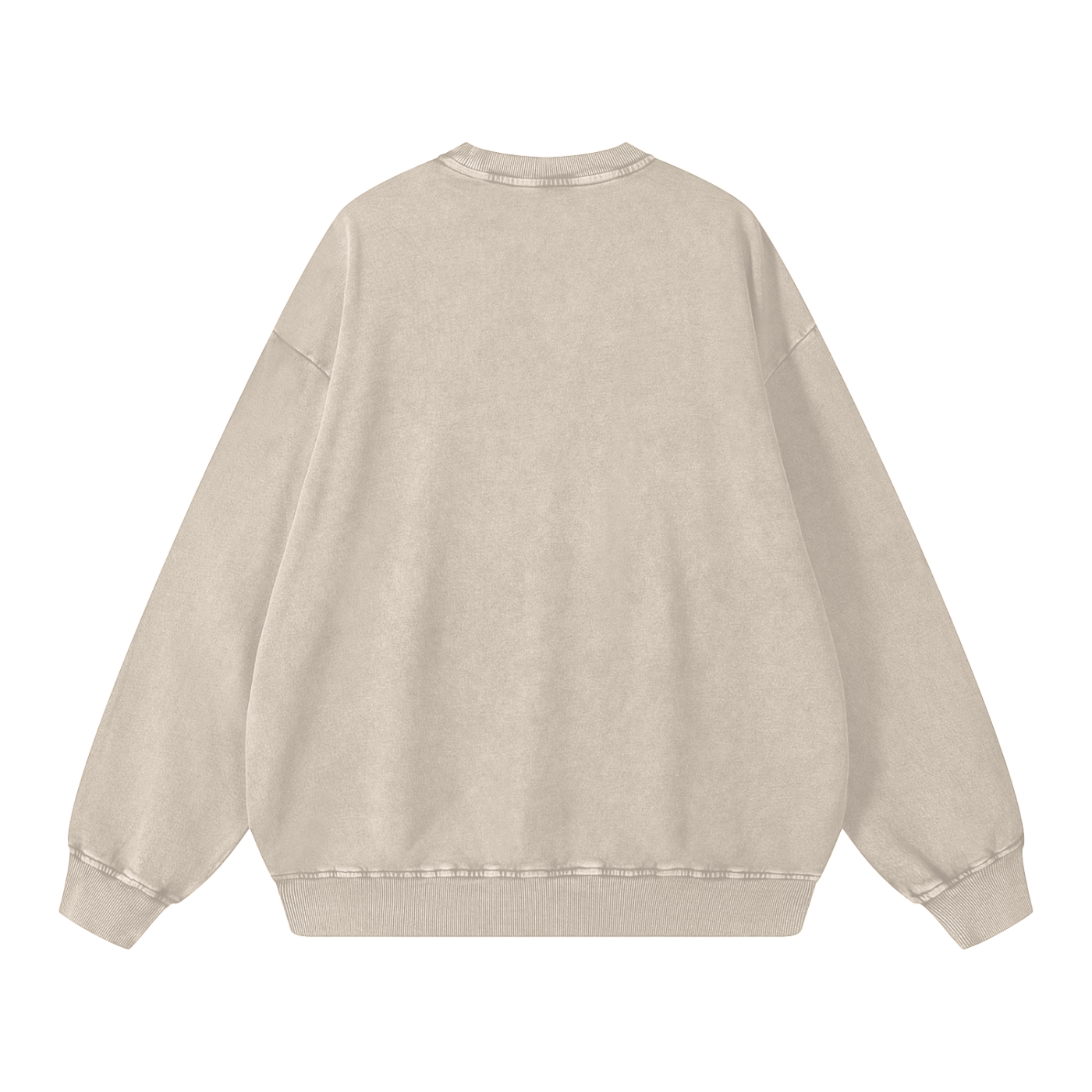 Sweat-shirt oversize délavé neige