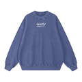 Sweat-shirt oversize délavé neige