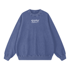 Sweat-shirt oversize délavé neige