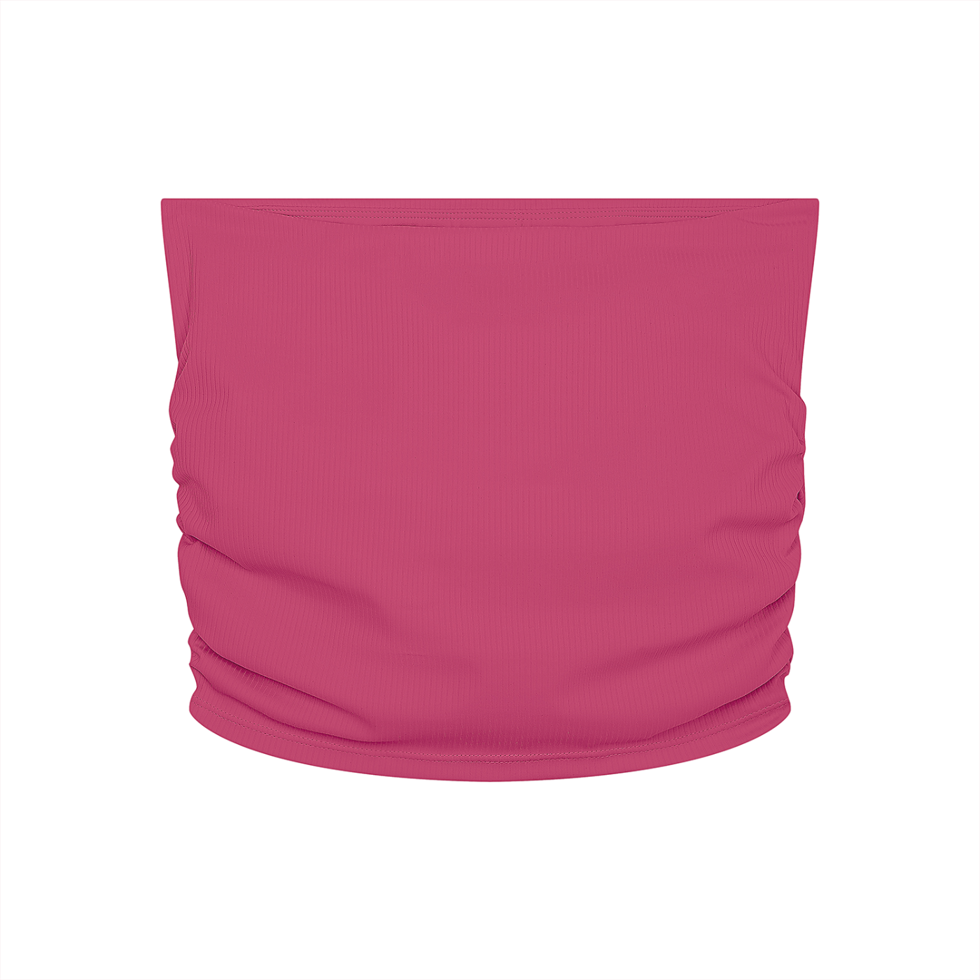 Women’s Ruched Cropped Yoga Tube Top