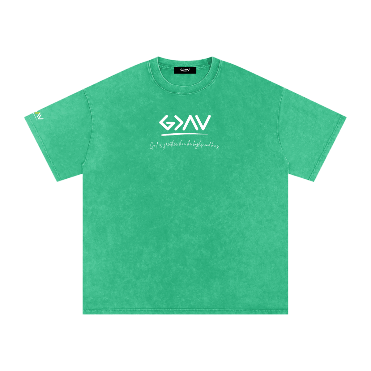 T-shirt oversize en coton délavé