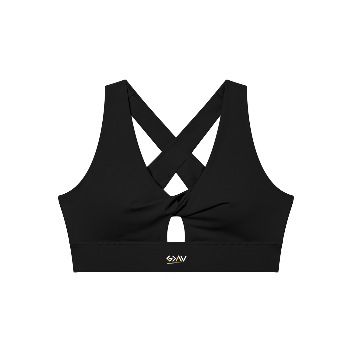 Brassière de Sport Col V Torsadée
