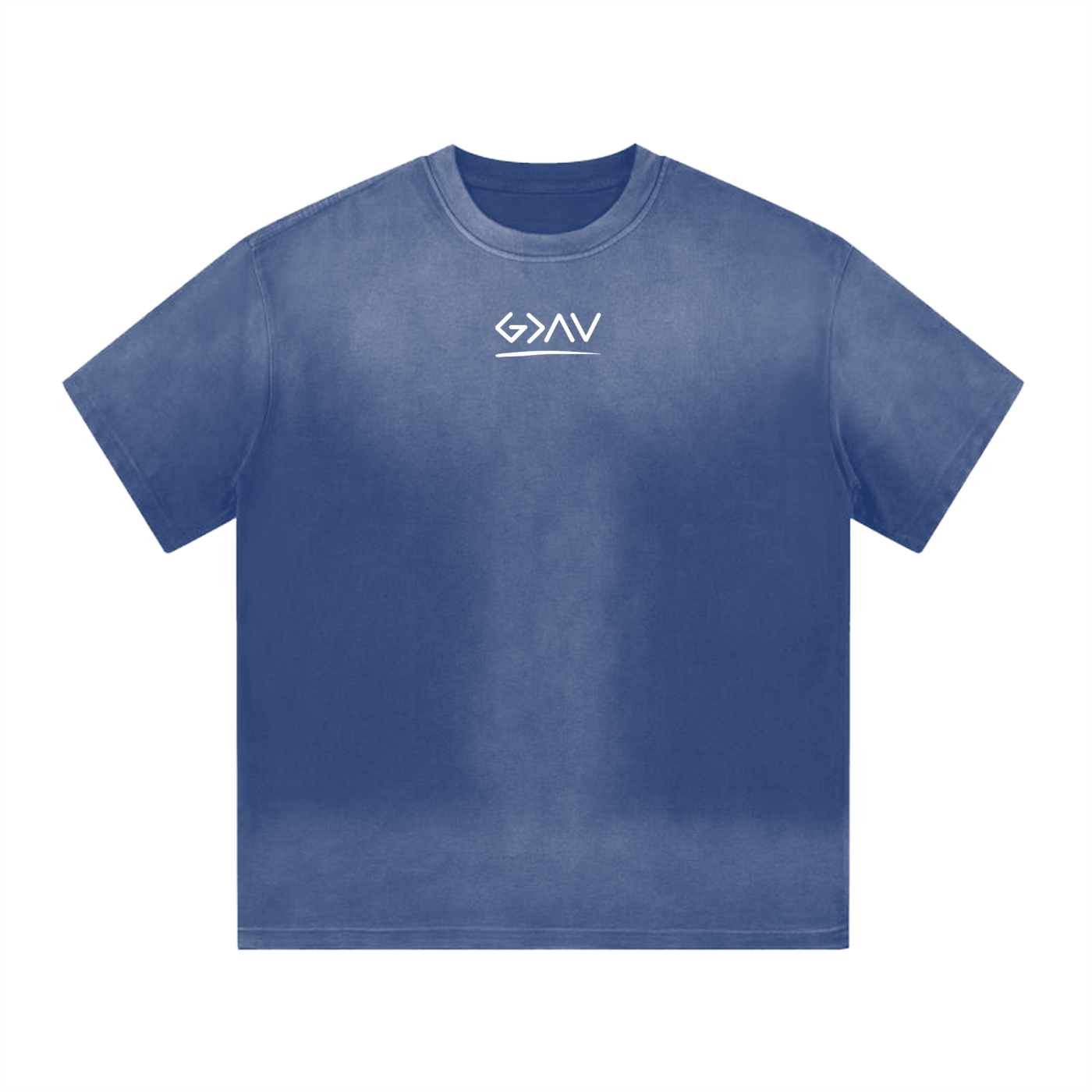 T-shirt délavé à dégradé