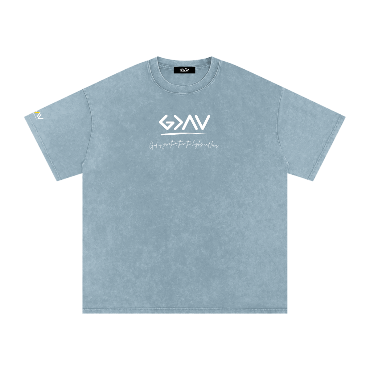 T-shirt oversize en coton délavé