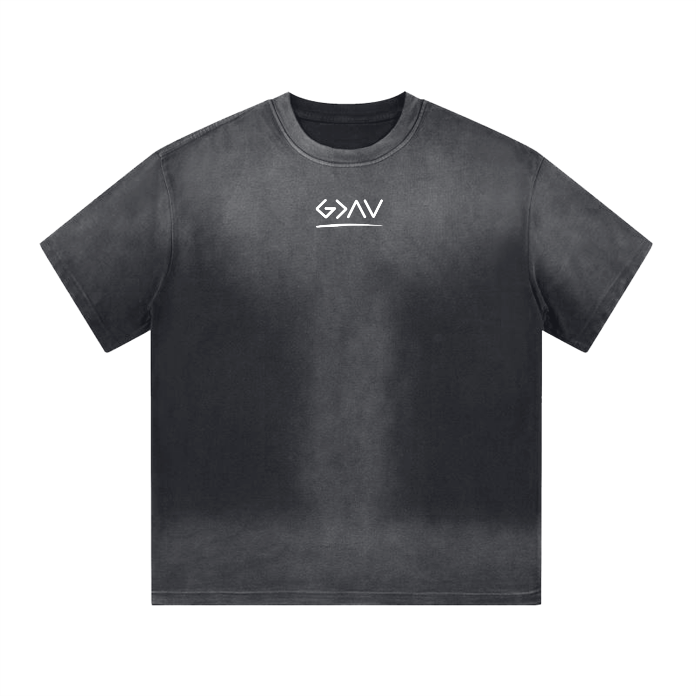 T-shirt délavé à dégradé