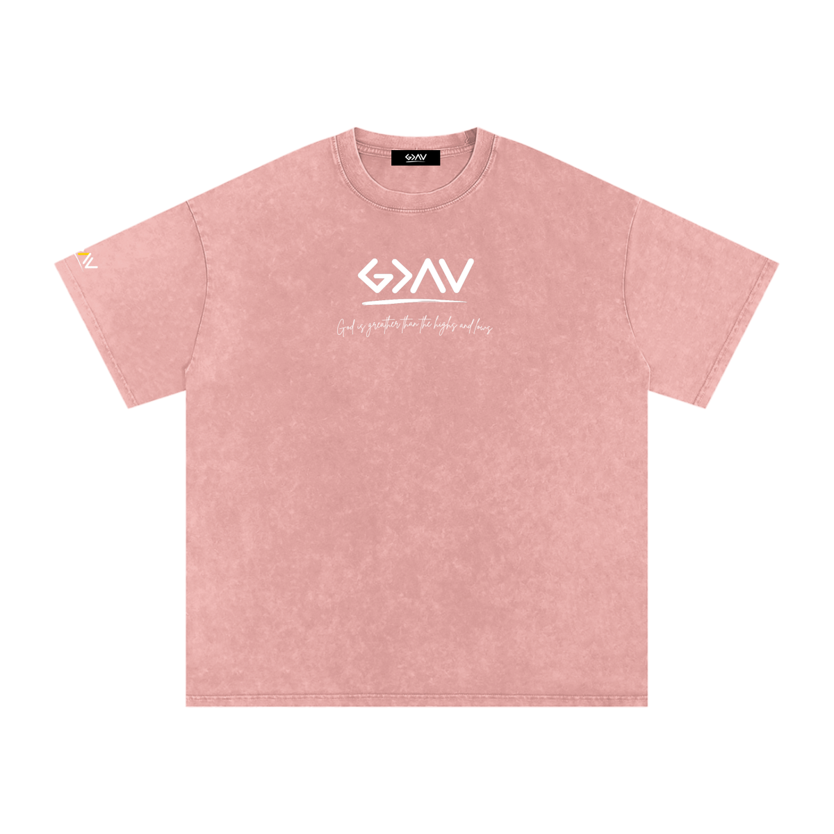 T-shirt oversize en coton délavé
