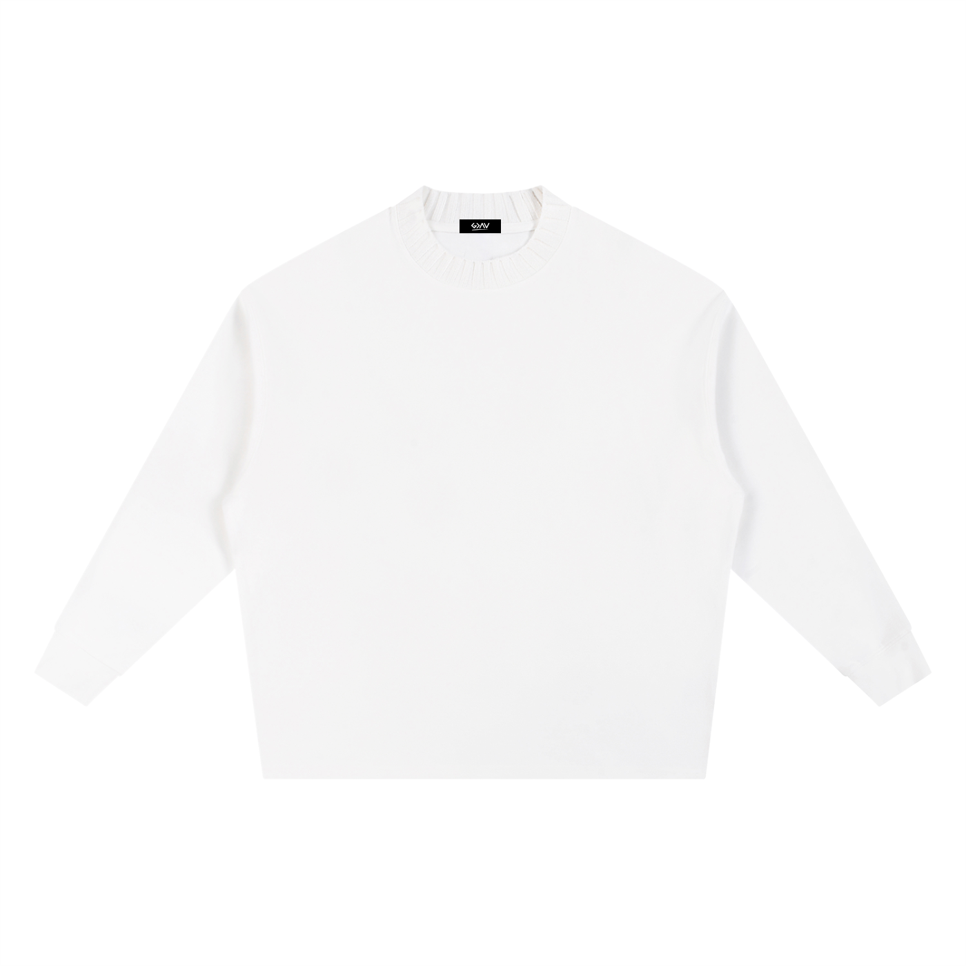 Sweat-shirt oversize à col rond