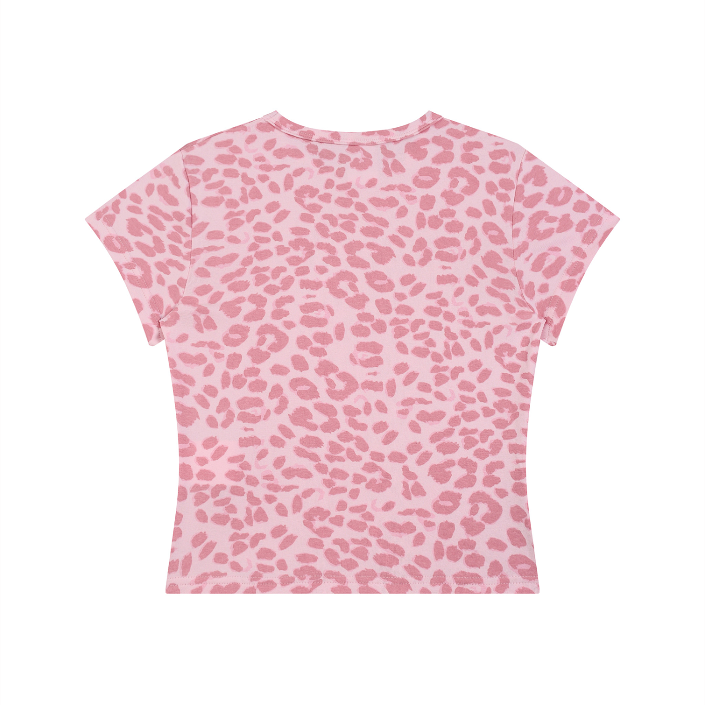 Women’s Leopard Print Crop T-Shirt