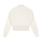 Cardigan Zippé Col Montant