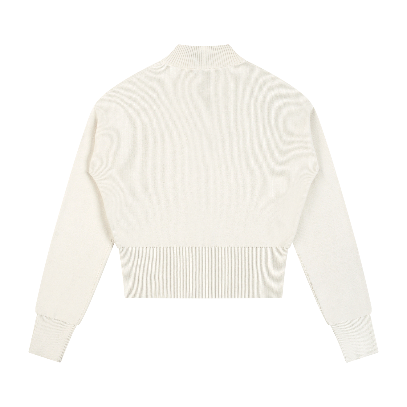 Cardigan Zippé Col Montant
