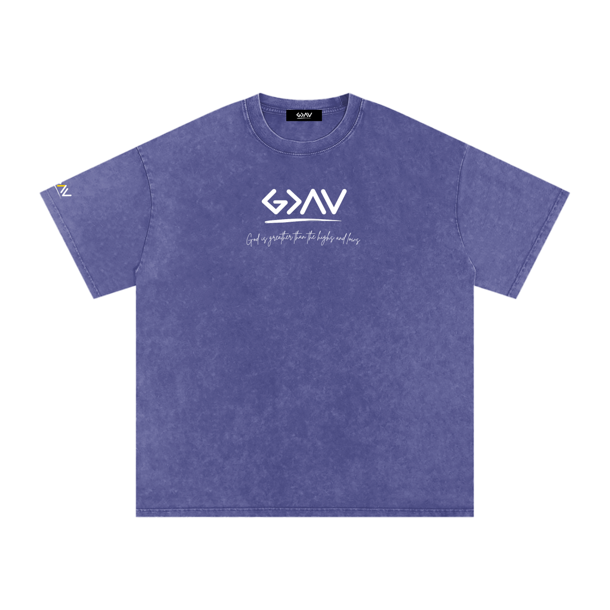 T-shirt oversize en coton délavé