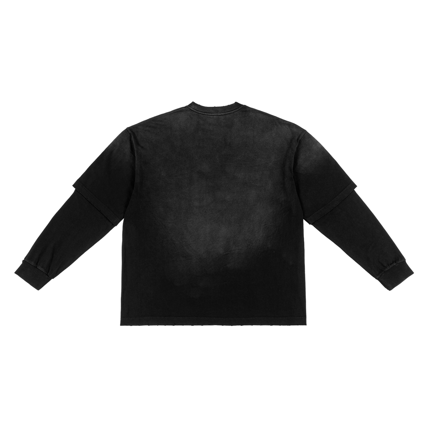 T-shirt deux pièces effet délavé