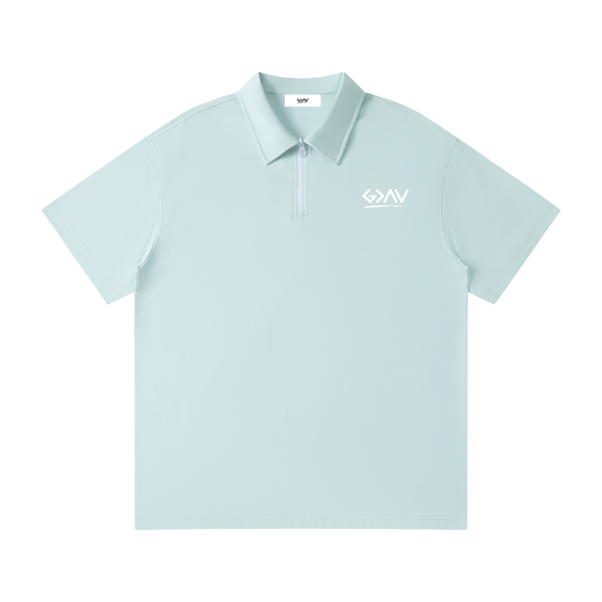 Polo unisexe à col zippé : style tendance