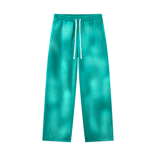 Pantalon de jogging évasé en polaire délavé