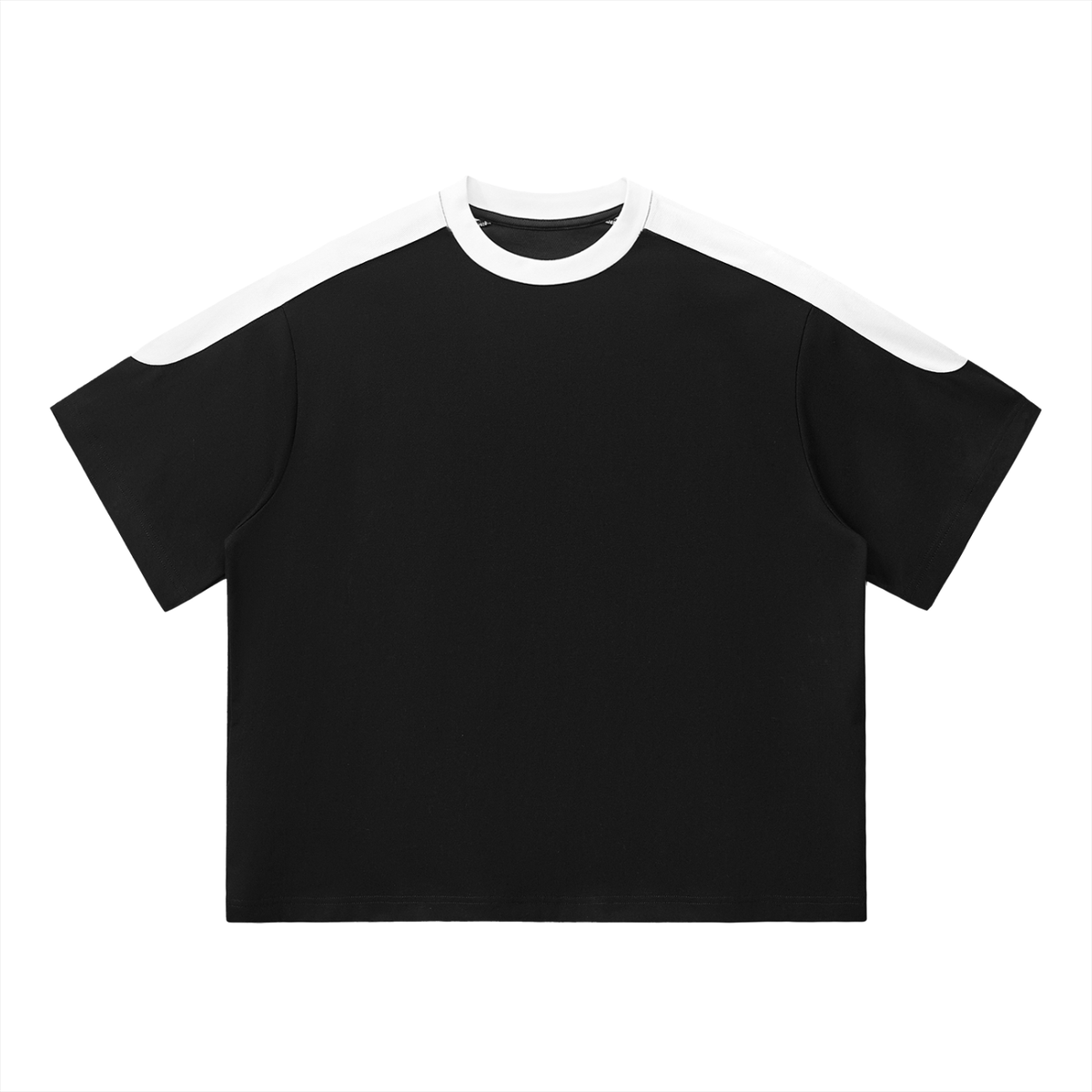 T-shirt oversize bicolore unisexe