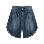 Men’s Wide Leg Denim Shorts