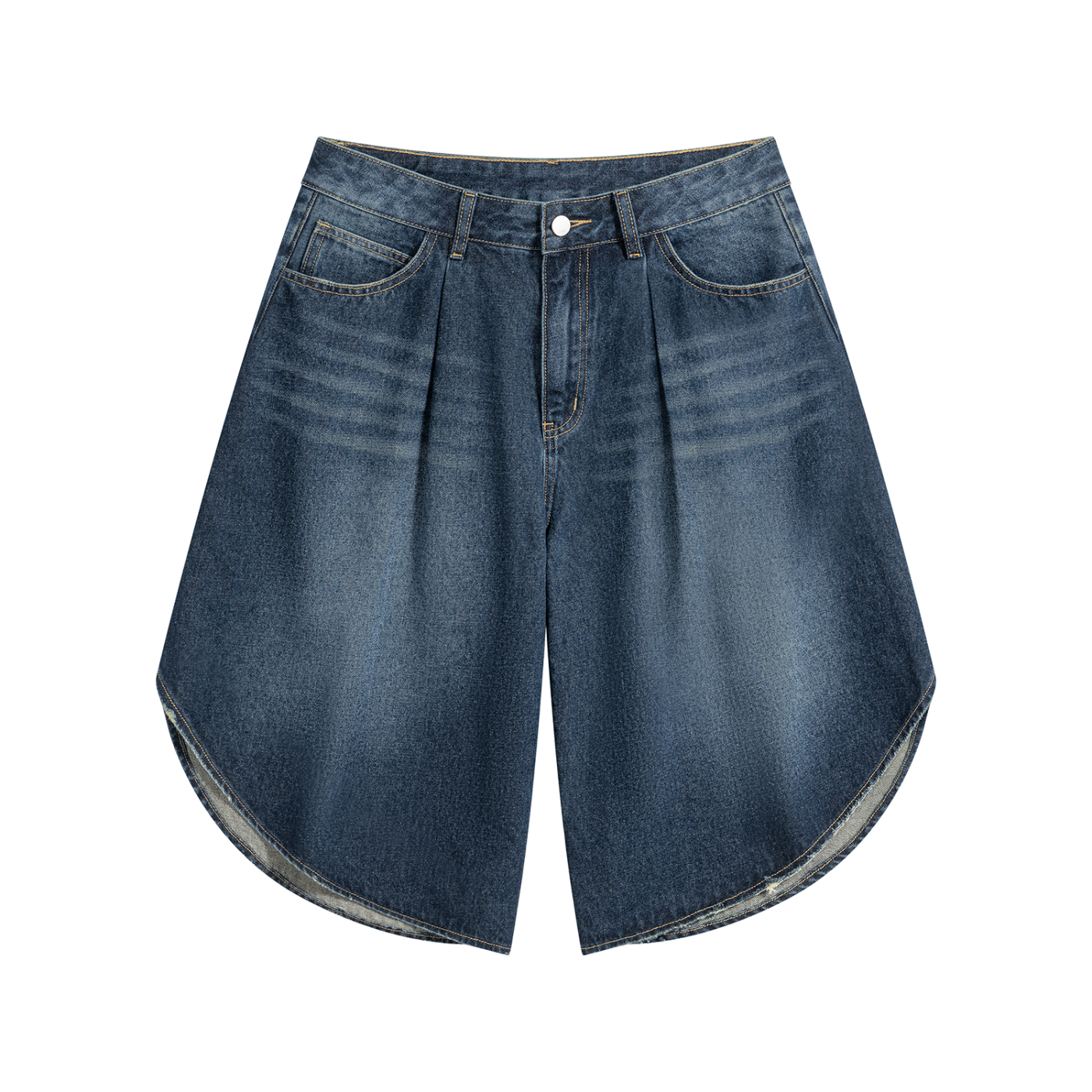 Men’s Wide Leg Denim Shorts