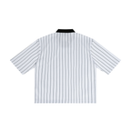 Unisex Pinstripe Collared Soccer Jersey