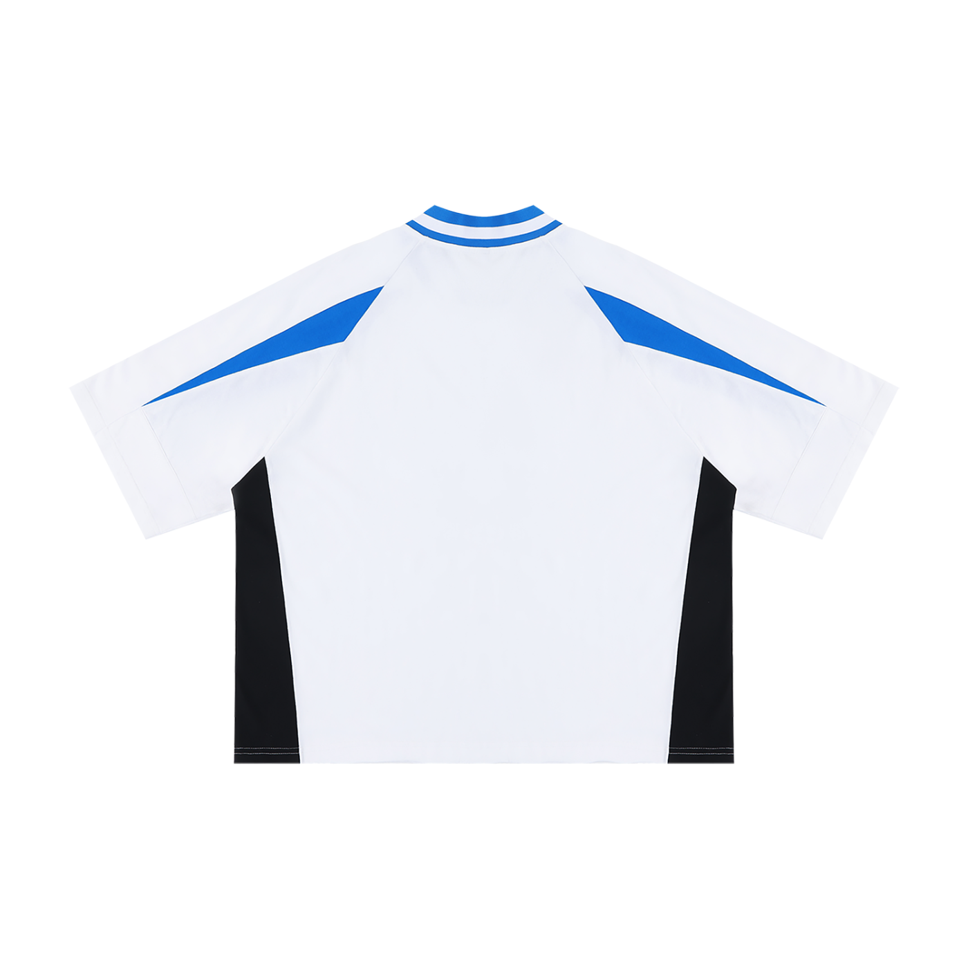 Unisex Oversized Color Block V-Neck T-Shirt