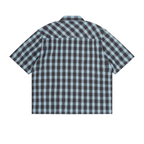 Unisex Boxy Plaid Short Sleeve Shirt
