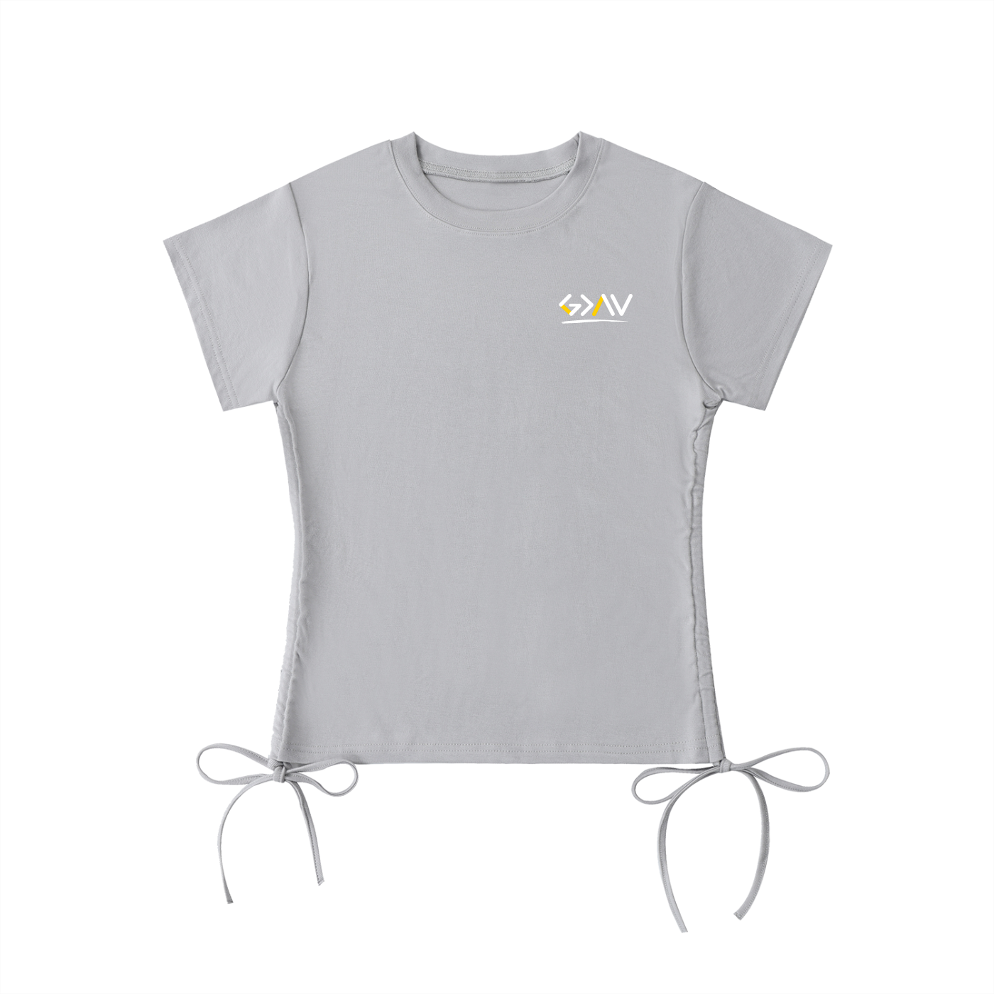 T-Shirt Crop à Cordon Ajustable